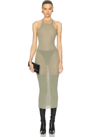 Rick Owens Tank Dress in Green