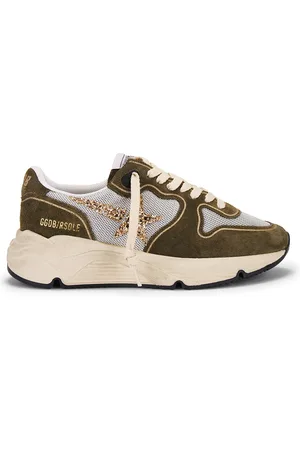 Golden Goose Running Sole Sneaker in Olive