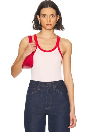 RE/DONE Ribbed Tank in Blush
