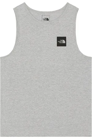 The North Face Box Half Dome Tank in Light Grey