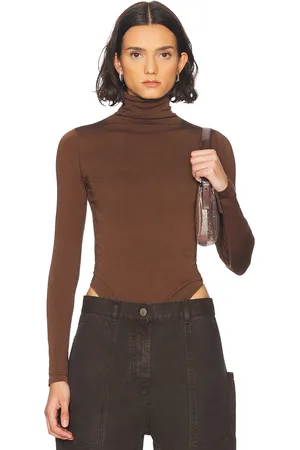 Wolford Colorado String Bodysuit in Chocolate