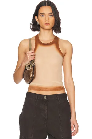 The Attico Tank Top in Nude