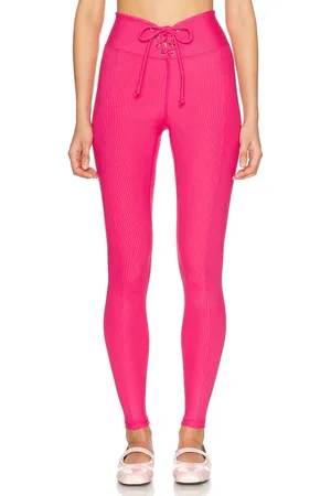 YEAR OF OURS Ribbed Football Legging in Pink