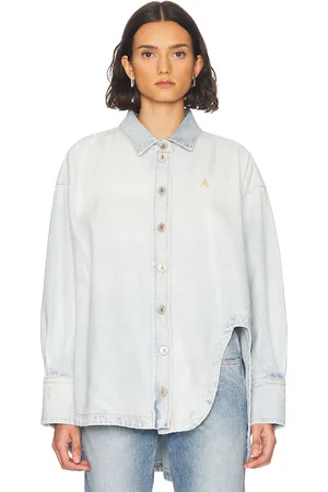 The Attico Blouson Top in Blue