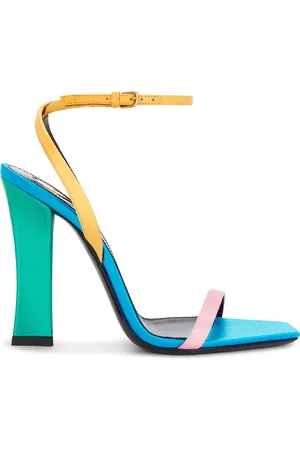 Saint Laurent Ankle Strap Sandal in Pink