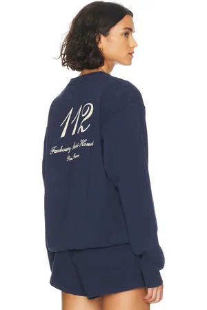 Sporty & Rich X Le Bristol Paris Faubourg Crewneck Sweatshirt in