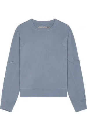 Kiko Kostadinov X Fox Racing Crew Neck Pullover Sweatshirt in Grey