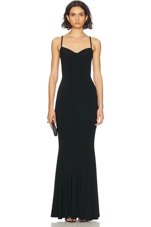Norma Kamali Underwire Fishtail Gown in