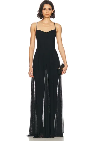 Norma Kamali Underwire Gown With Catsuit in