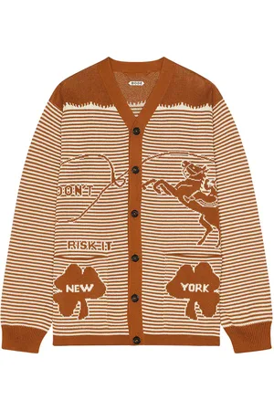 BODE Buckaroo Cardigan in Brown