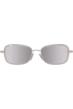 Loewe Anagram Sunglasses in Metallic Silver