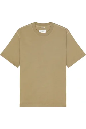 Reigning Champ Midweight Jersey Standard T-Shirt in Olive