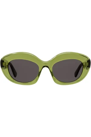 Loewe Curvy Sunglasses in Green