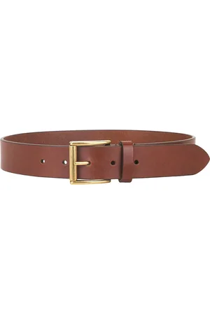 Saint Laurent Leather Belt in Cognac
