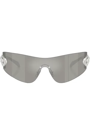 VERSACE Shield Sunglasses in Metallic