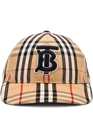 Burberry Vintage Check Baseball Cap in Beige
