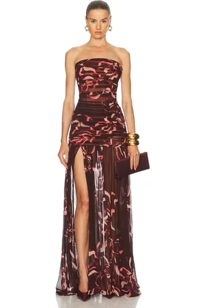 Retrofete Annalise Dress in Burgundy
