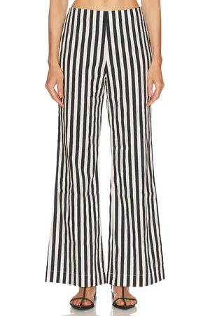 SIMON MILLER Pia Poplin Pant in Black,White