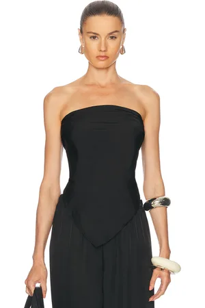 ENZA COSTA Fluid Twill Scarf Top in