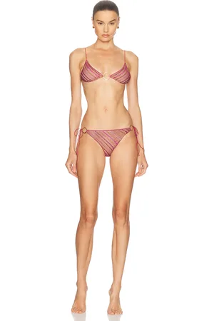 Oseree Shiny Stripes O Bikini in