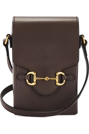 Gucci Mini Horsebit 1955 Shoulder Bag in Chocolate
