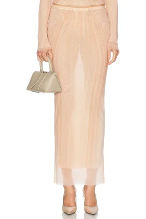Jean Paul Gaultier Spiral Skirt in Blush