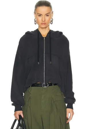 R13 Balloon Zip Up Hoodie in