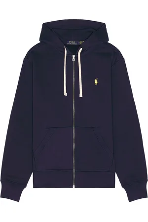Ralph Lauren Fleece Full Zip Hoodie in Blue