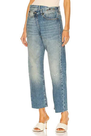 R13 Crossover Straight in Denim-Medium