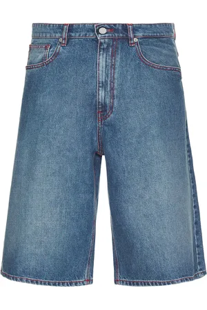 ERL Denim Indiana Skate Shorts in Blue