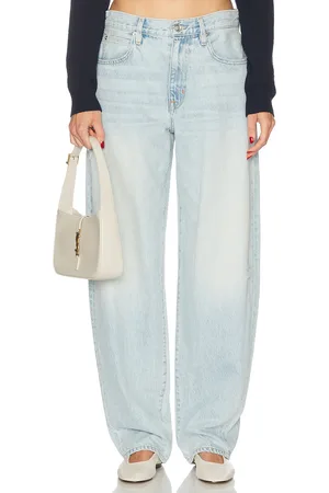 SLVRLAKE Ella Relaxed Curved Leg in Blue