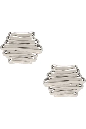 Khaite Crema Earrings in Metallic