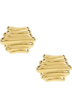 Khaite Crema Earrings in Metallic