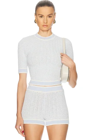 SER.O.YA Tif Baby Tee in Baby Blue