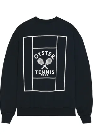 OYSTER Hard Court Specialist Crewneck in Navy