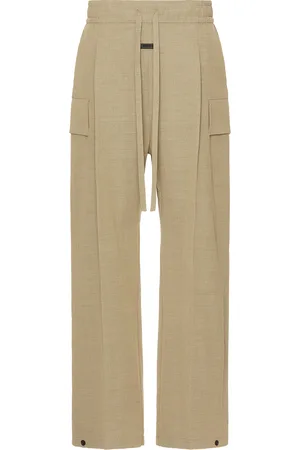 FEAR OF GOD Wide Leg Cargo Pant in Beige