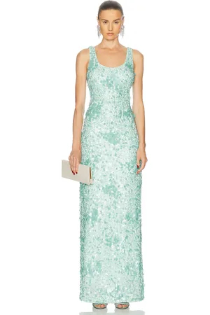 Simkhai Bex Tank Maxi Dress in Teal