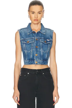 Mother The Chiclet Vest in Blue