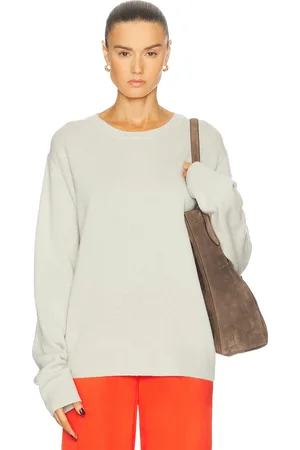 ÉTERNE James Cashmere Pullover in Light Grey