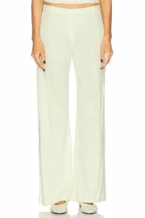 Leset Pointelle Boxer Pant in Chapel in Lemon