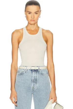 ÉTERNE Ryder Cashmere Tank Top in White