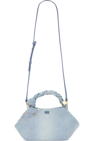 Ganni Bou Bag Small Washed Denim in Blue