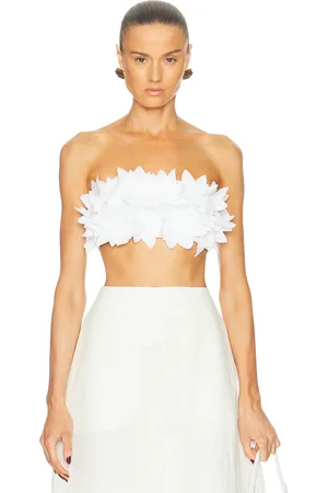 Simkhai Abril Floral Bustier Top in