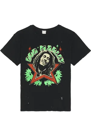 Madeworn Bob Marley T-Shirt in Black