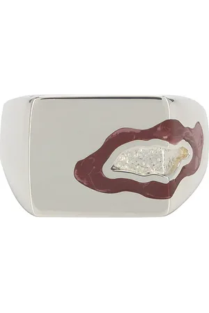 Ellie Mercer Island Texture Ring in Metallic Silver
