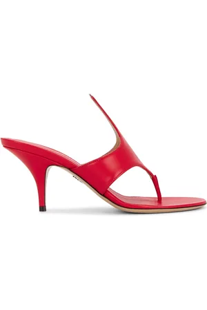 Salvatore Ferragamo Lyrai Sandal in Red