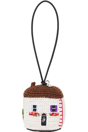 J.W.Anderson House Keyring in Ivory
