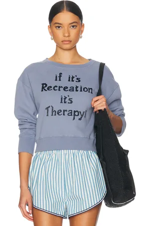 BODE Recreation Crewneck Top in Blue