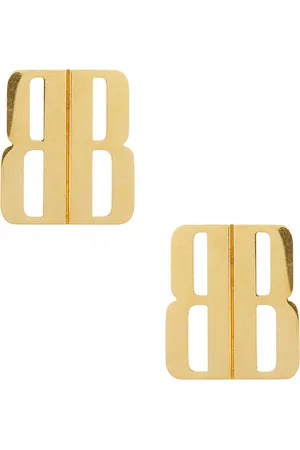 Balenciaga Nano Stud Earrings in Metallic