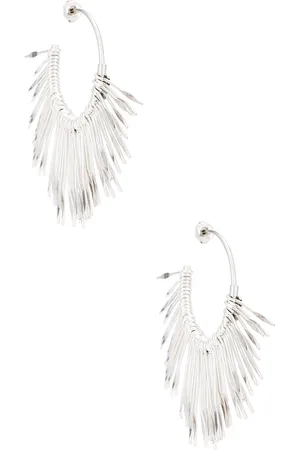 Isabel Marant Large Hoop Earrings in Metallic
